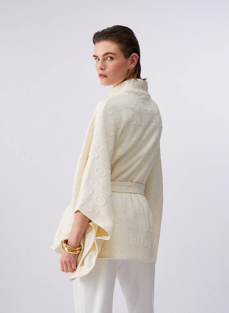ليو جو Poncho with belt